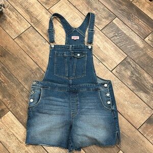 Denim Overalls with Adjustable Straps